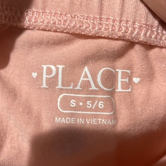 Children’s place 4 pale pink floral capri bike shorts tank top NWT - Picture 7 of 11